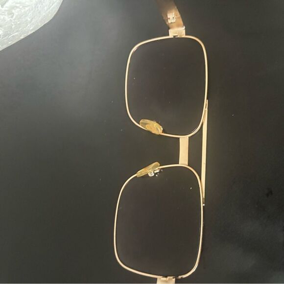 CAZAL SUNGLASSES 988 001 BLACK GOLD FRAMe glasses big logo LENS cutout accessory - Picture 7 of 11